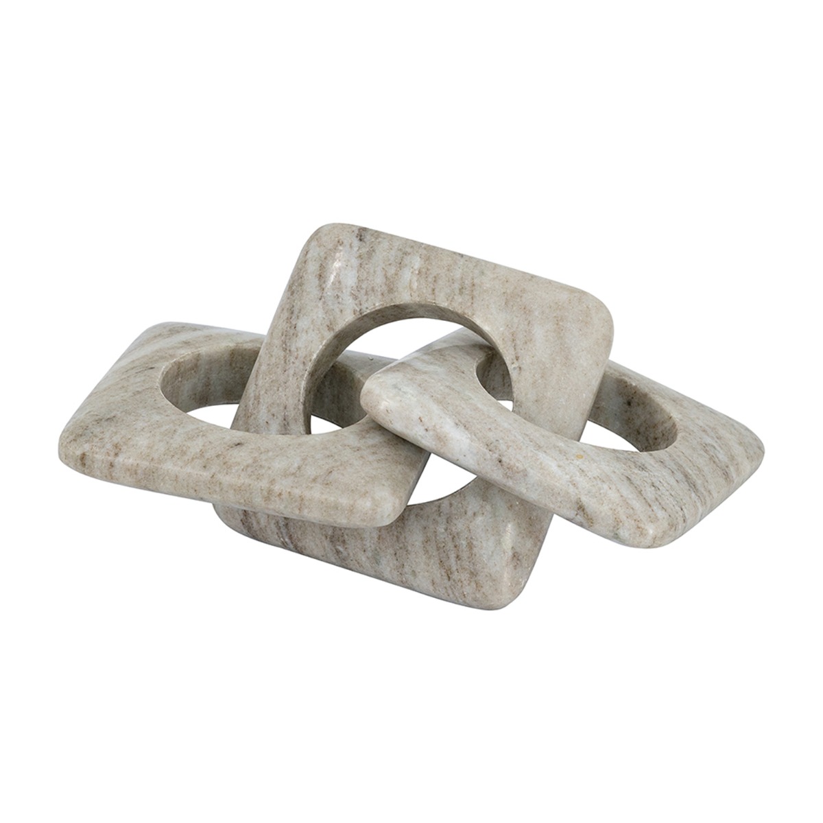 Artekko Marble Γκρι Μαρμάρινη Διακοσμητική Αλυσίδα (26x10x2.5)cm