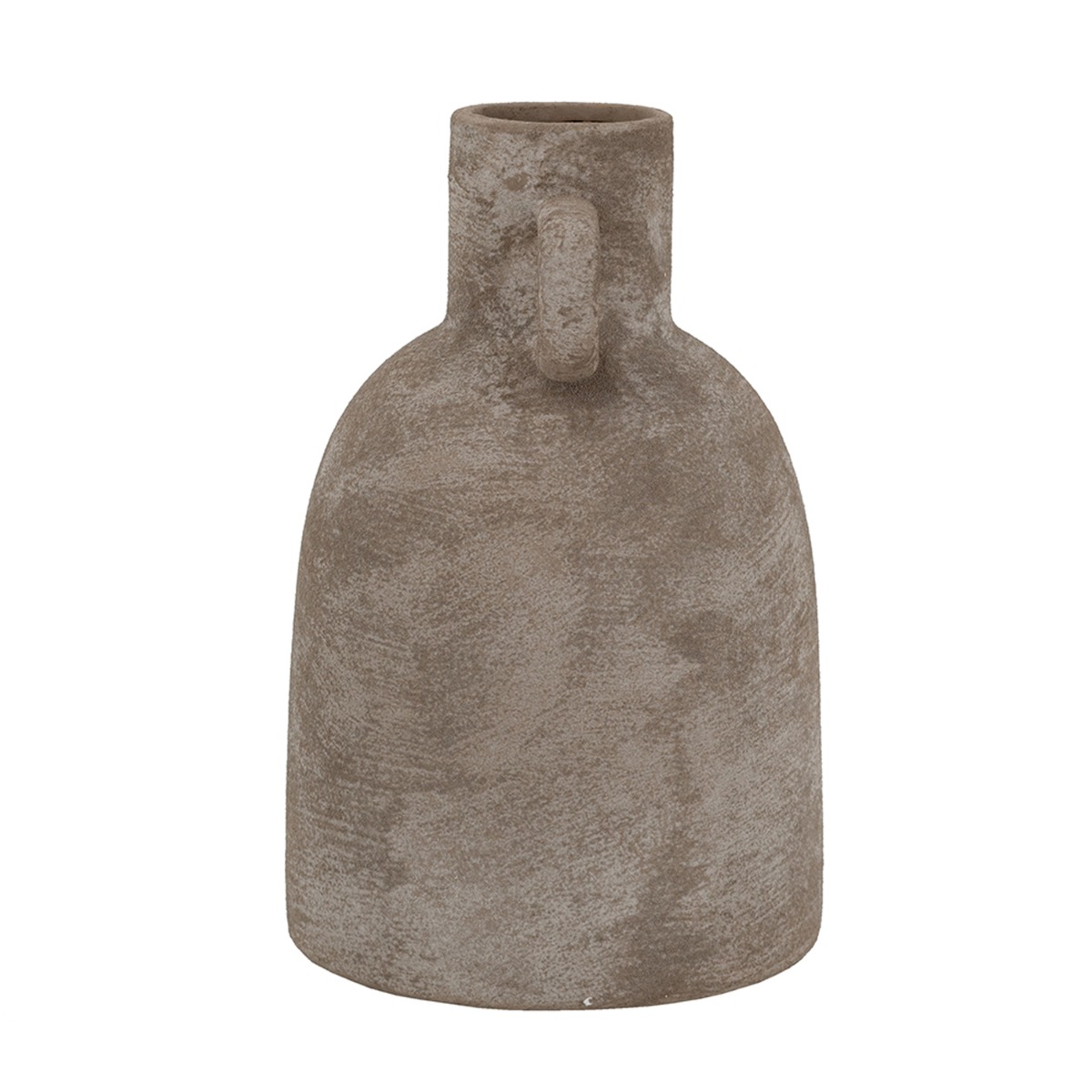 Artekko Candia Γκρι Βάζο από Τερακότα (16.5x16.5x25.5)cm