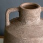 Artekko Candia Γκρι Βάζο από Τερακότα (15.5x15.5x17.5)cm