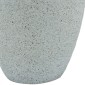 Artekko Glazed Μπεζ Κεραμικό Βάζο (18.5x18.5x44)cm
