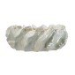 Artekko Glazed Μπεζ Κεραμικό Βάζο (40x40x15)cm