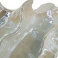 Artekko Glazed Μπεζ Κεραμικό Βάζο (40x40x15)cm