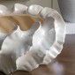 Artekko Glazed Μπεζ Κεραμικό Βάζο (40x40x15)cm