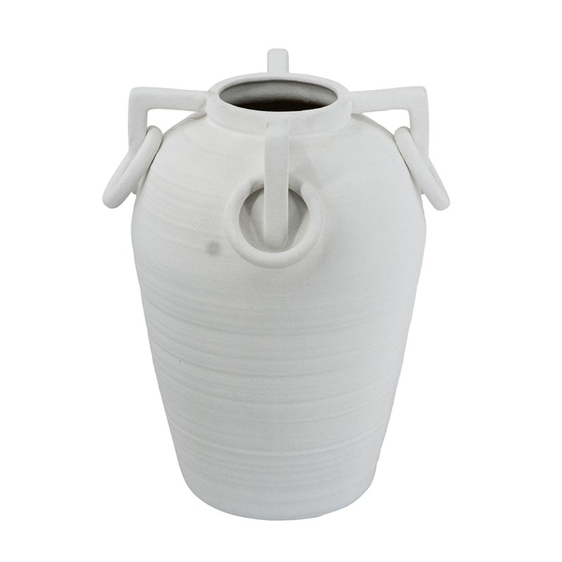 Artekko Candia Λευκό Κεραμικό Βάζο (28x28x39.5)cm
