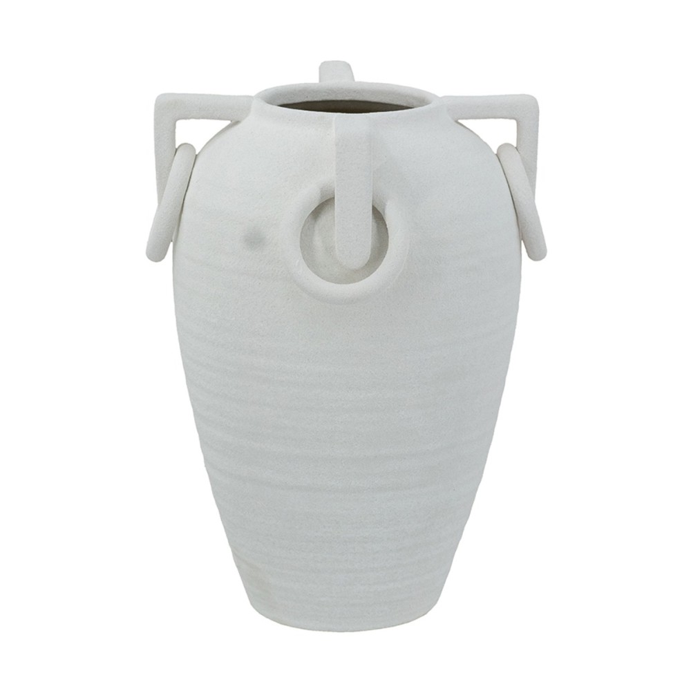 Artekko Candia Λευκό Κεραμικό Βάζο (19x19x29)cm