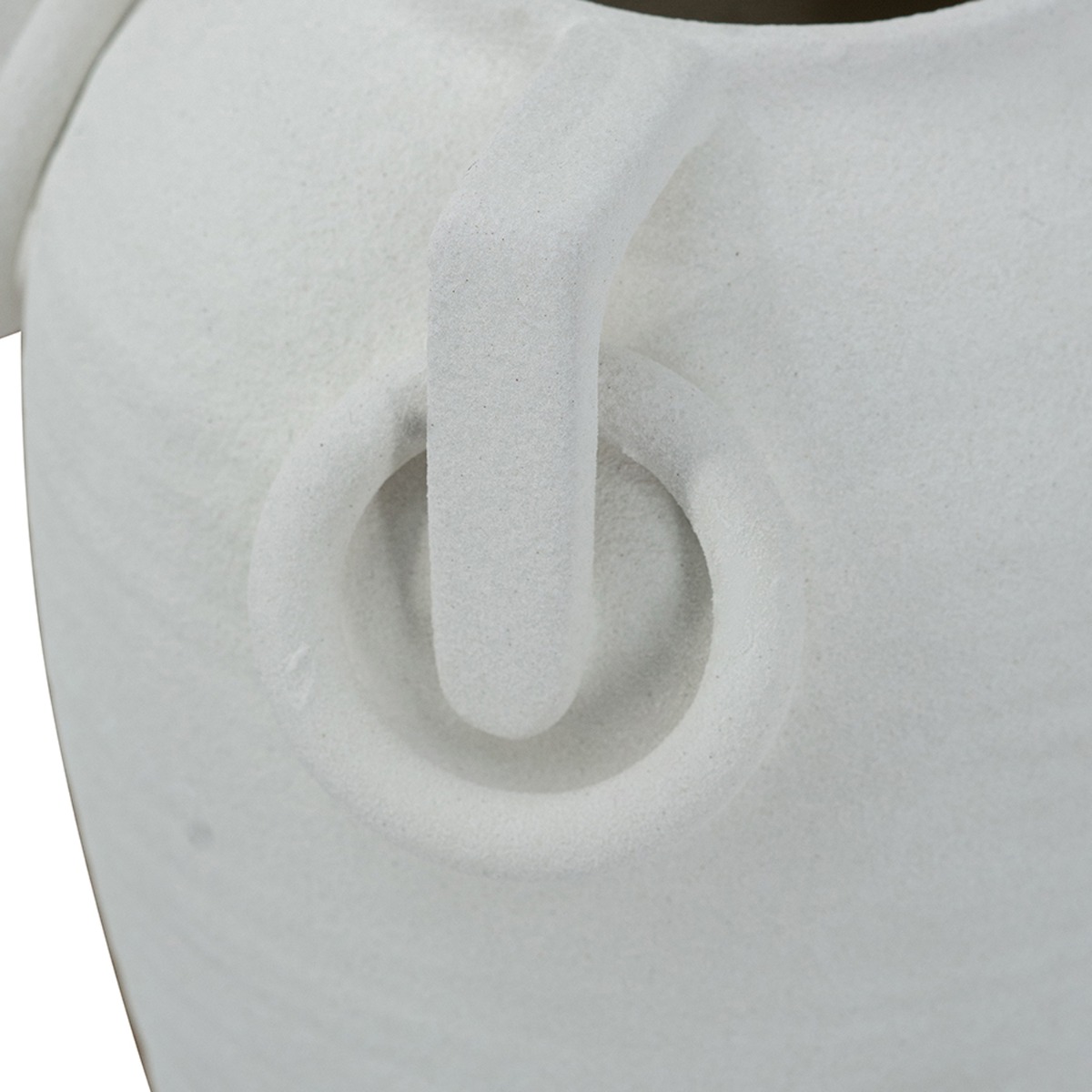 Artekko Candia Λευκό Κεραμικό Βάζο (19x19x29)cm