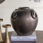 Artekko Candia Μπρονζέ Κεραμικό Βάζο (29x29x31)cm