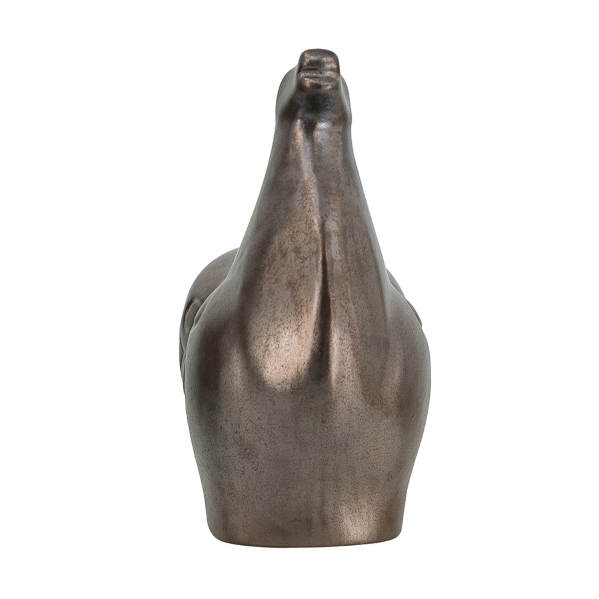 Artekko Candia Μπρονζέ Κεραμικό Διακοσμητικό Άλογο (18.5x10.5x20)cm