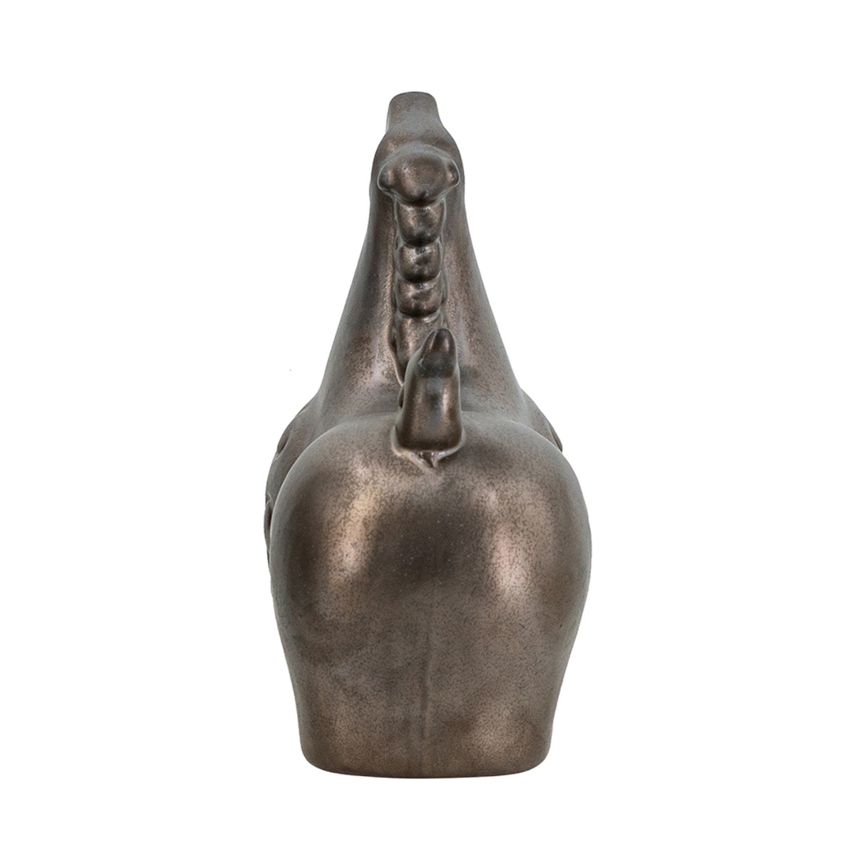 Artekko Candia Μπρονζέ Κεραμικό Διακοσμητικό Άλογο (18.5x10.5x20)cm