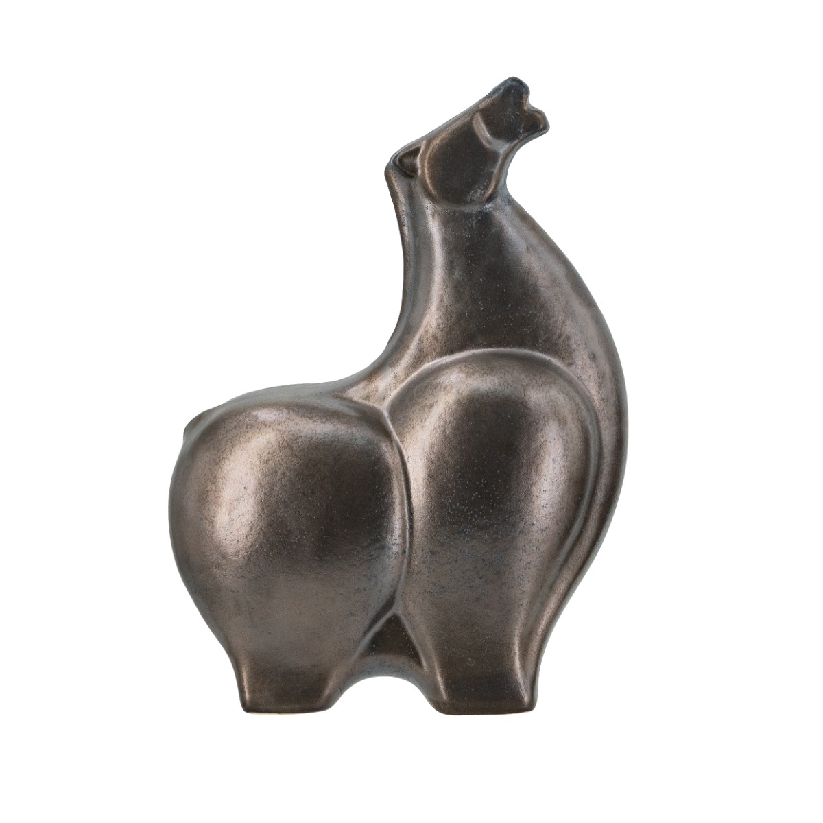 Artekko Candia Μπρονζέ Κεραμικό Διακοσμητικό Άλογο (21x10.5x29)cm