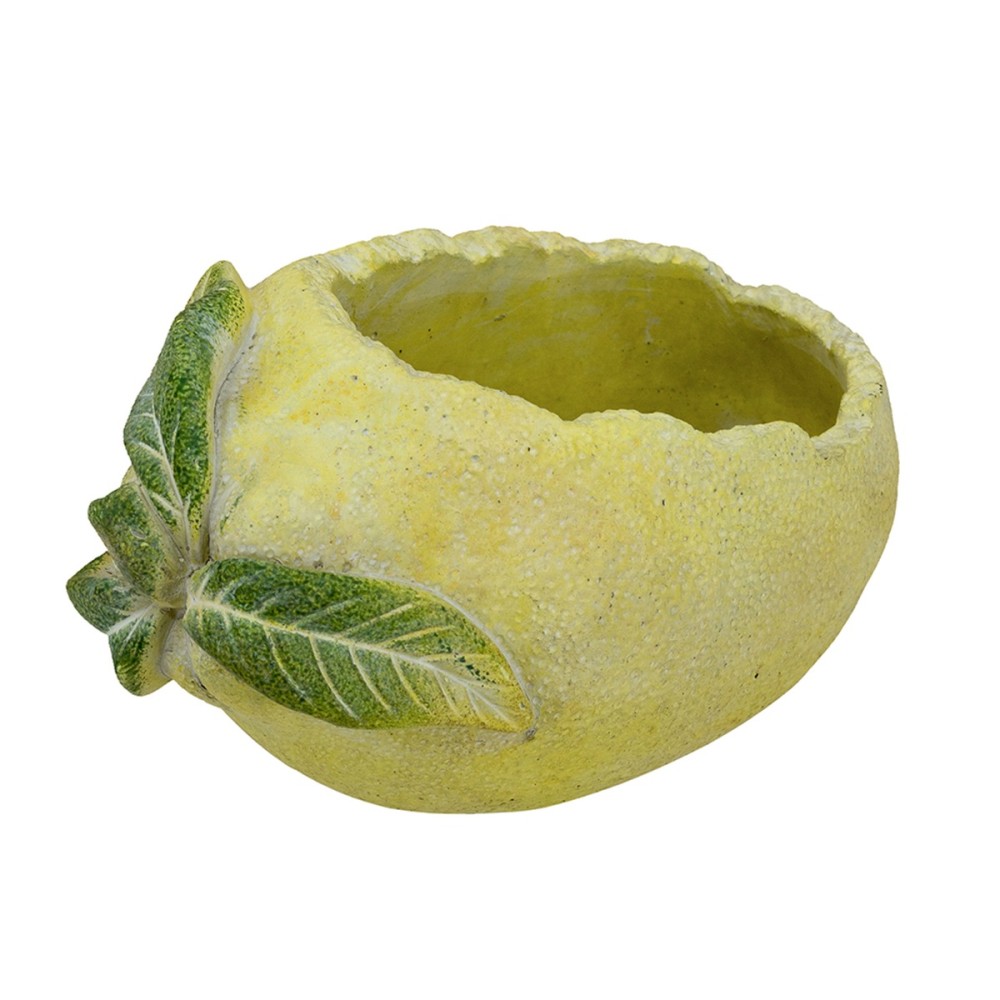 Artekko Lemon Κίτρινο Τσιμεντένιο Κασπώ (22.5x14x12)cm