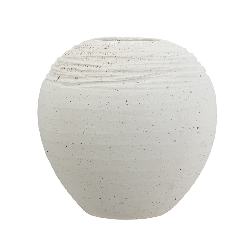 Artekko Antique Λευκό Κεραμικό Βάζο (23.2x23.2x22.2)cm