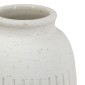Artekko Antique Λευκό Κεραμικό Βάζο (19.5x19.5x38)cm