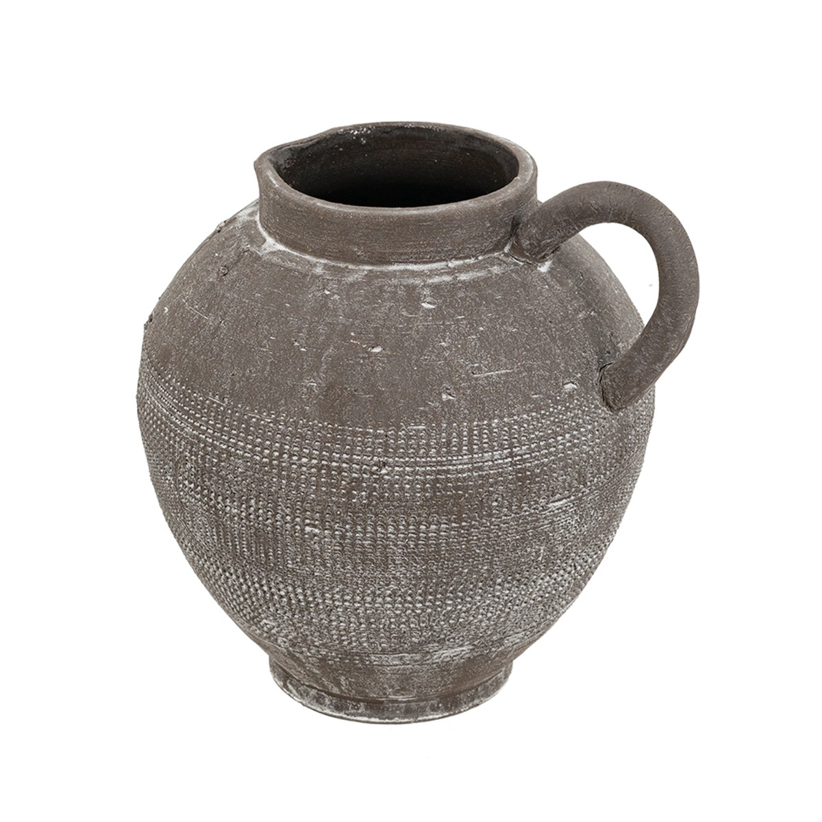 Artekko Antique Κεραμικό Βάζο σε Μαύρη Πατίνα (20.3x17.2x19.2)cm