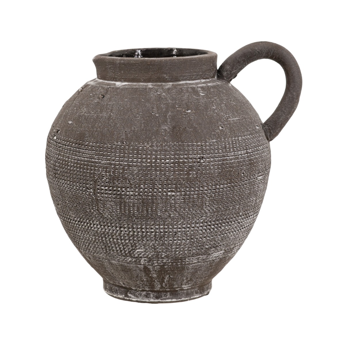 Artekko Antique Κεραμικό Βάζο σε Μαύρη Πατίνα (20.3x17.2x19.2)cm