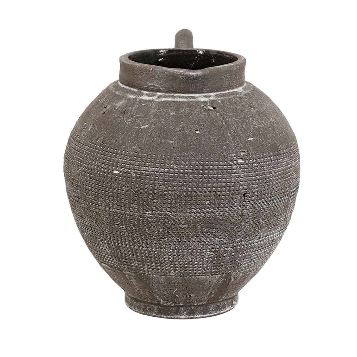 Artekko Antique Κεραμικό Βάζο σε Μαύρη Πατίνα (20.3x17.2x19.2)cm