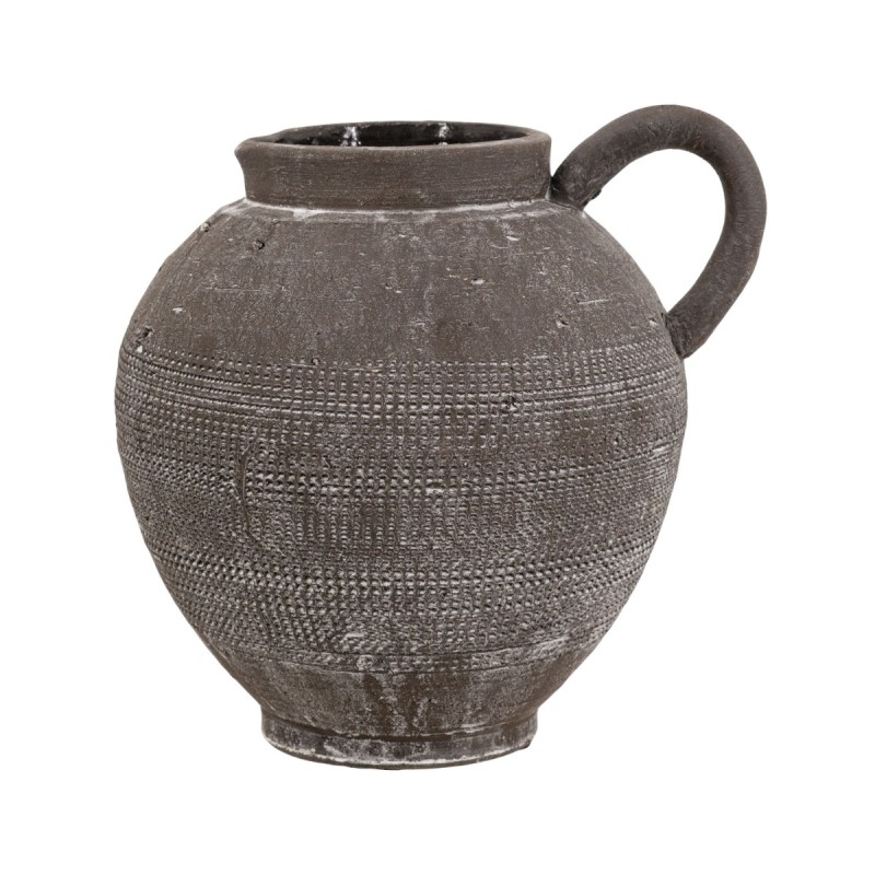 Artekko Antique Κεραμικό Βάζο σε Μαύρη Πατίνα (20.3x17.2x19.2)cm