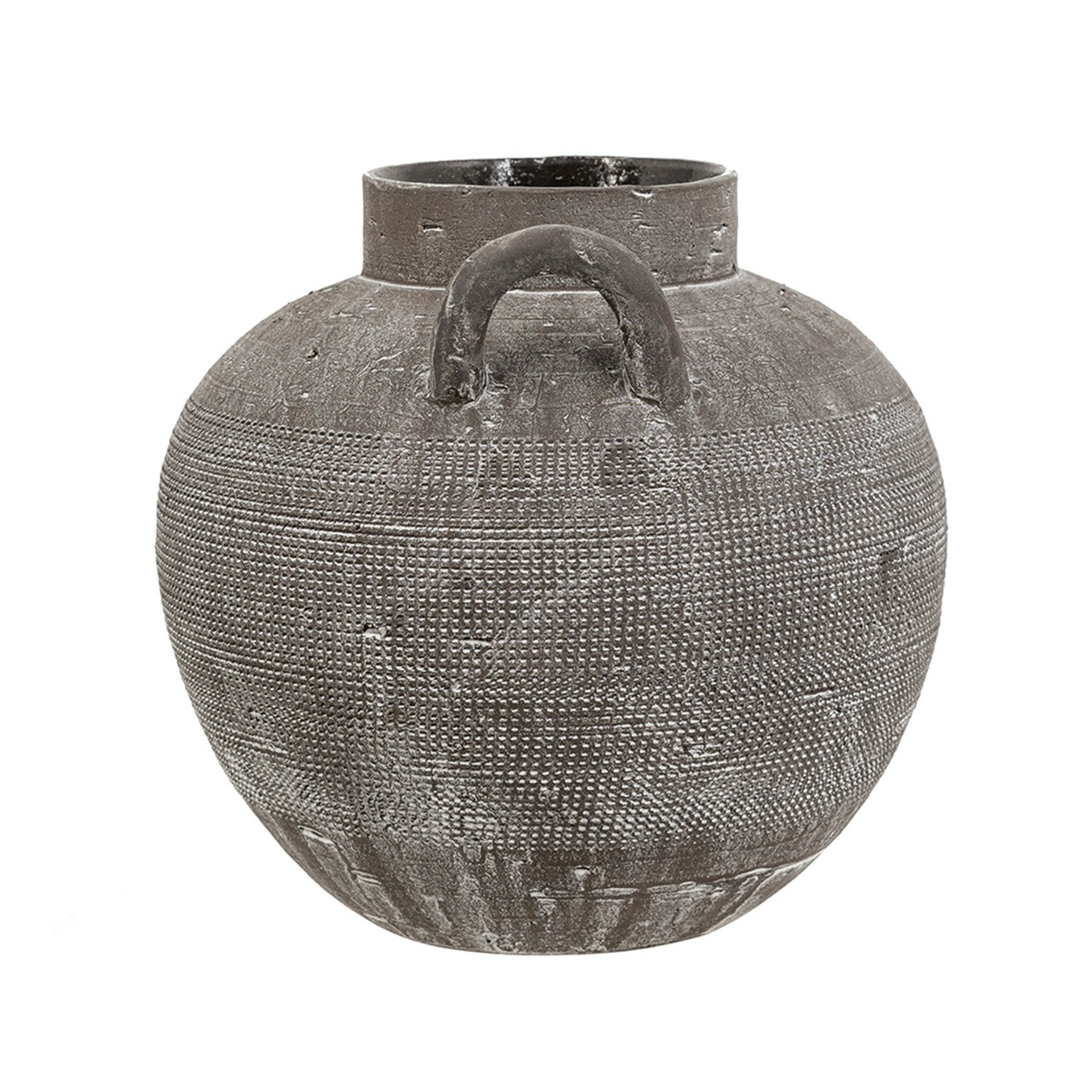 Artekko Antique Κεραμικό Βάζο σε Μαύρη Πατίνα (24.2x24.2x23.5)cm