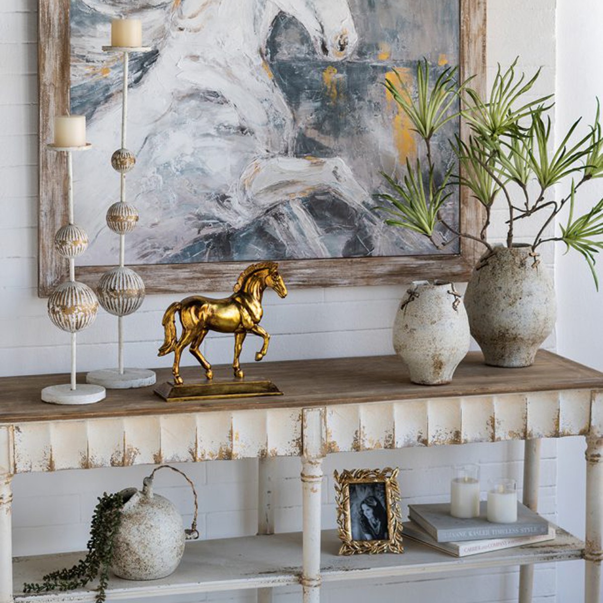 Artekko Antique Κεραμικό Βάζο σε Μπεζ Αποχρώση (25x21x26.2)cm