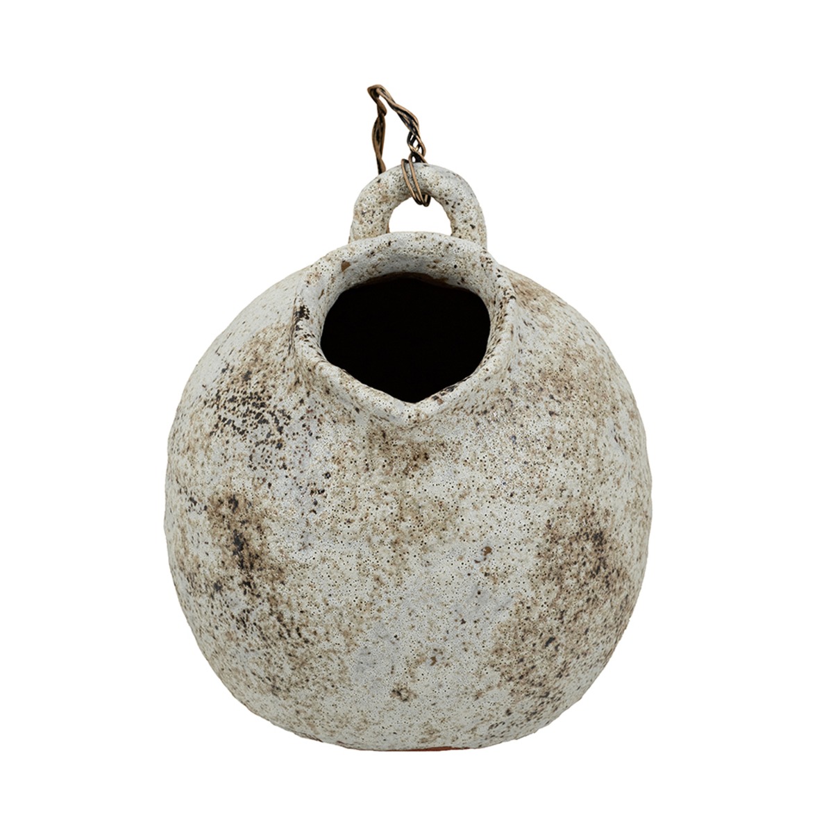 Artekko Antique Κεραμικό Βάζο σε Μπεζ Αποχρώση (25x21x26.2)cm