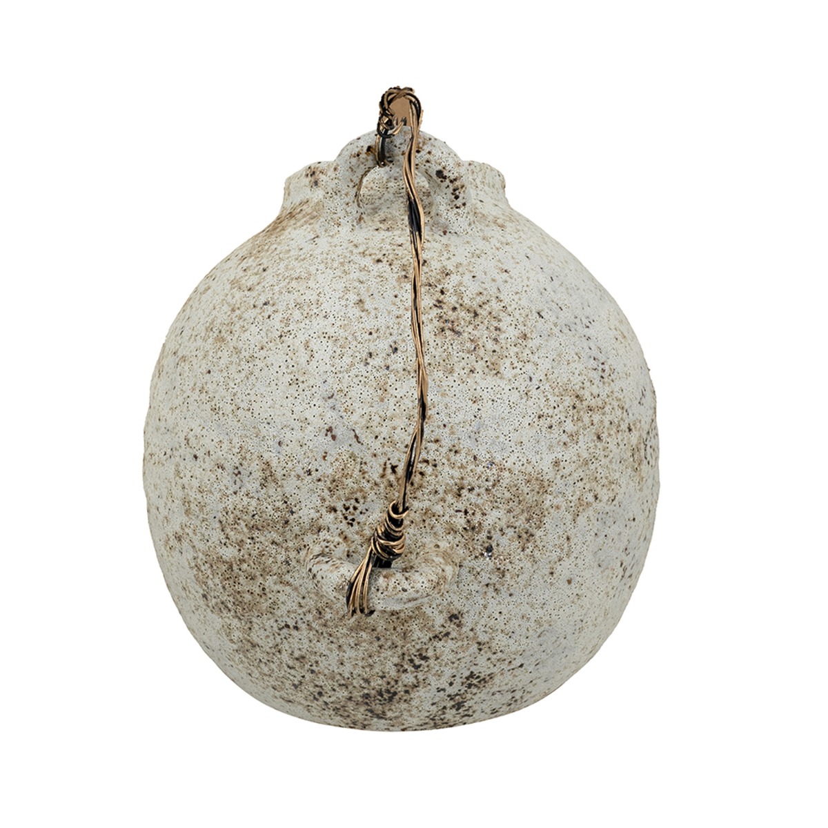 Artekko Antique Κεραμικό Βάζο σε Μπεζ Αποχρώση (25x21x26.2)cm