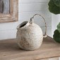 Artekko Antique Κεραμικό Βάζο σε Μπεζ Αποχρώση (25x21x26.2)cm