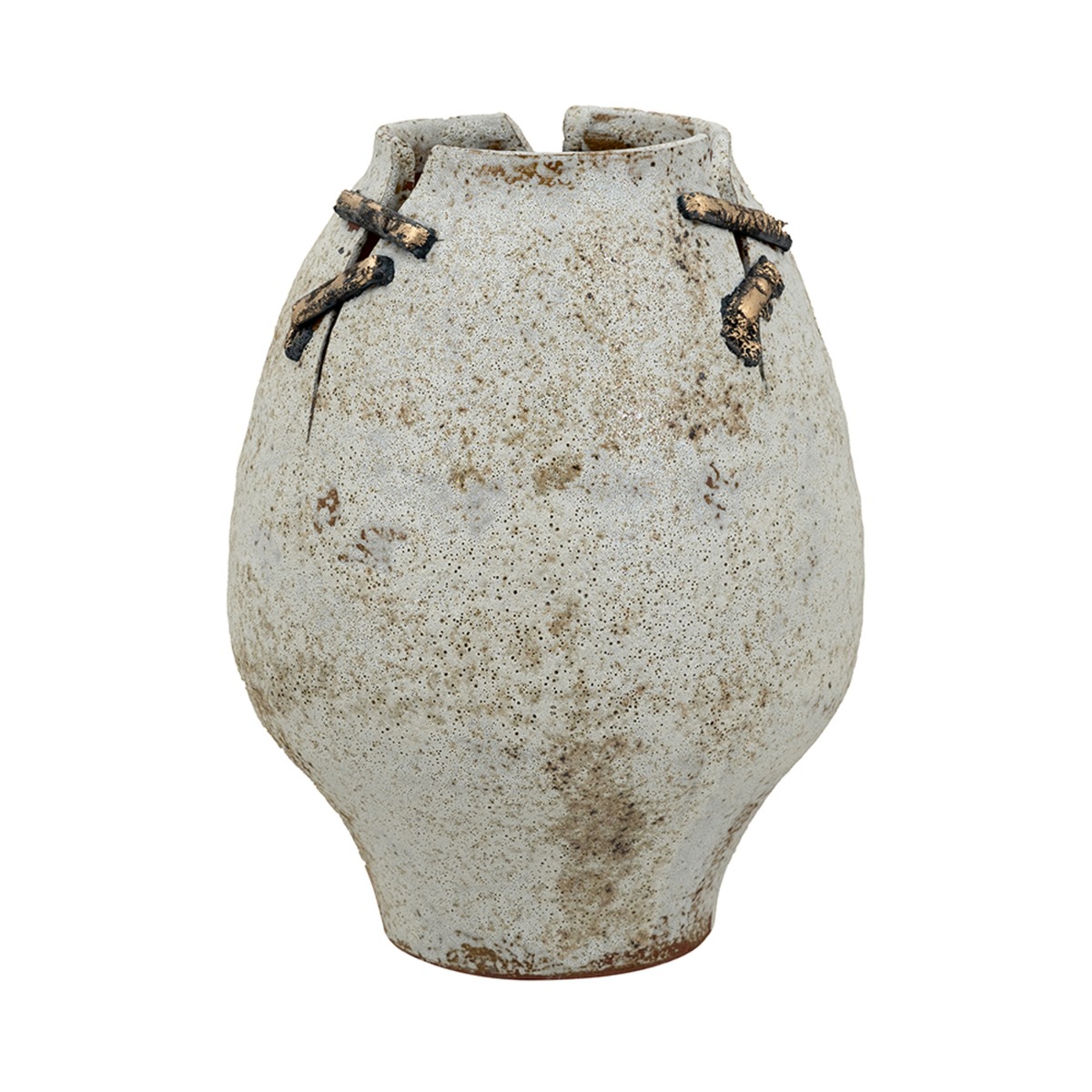 Artekko Antique Κεραμικό Βάζο σε Μπεζ Αποχρώση (19x19x24)cm