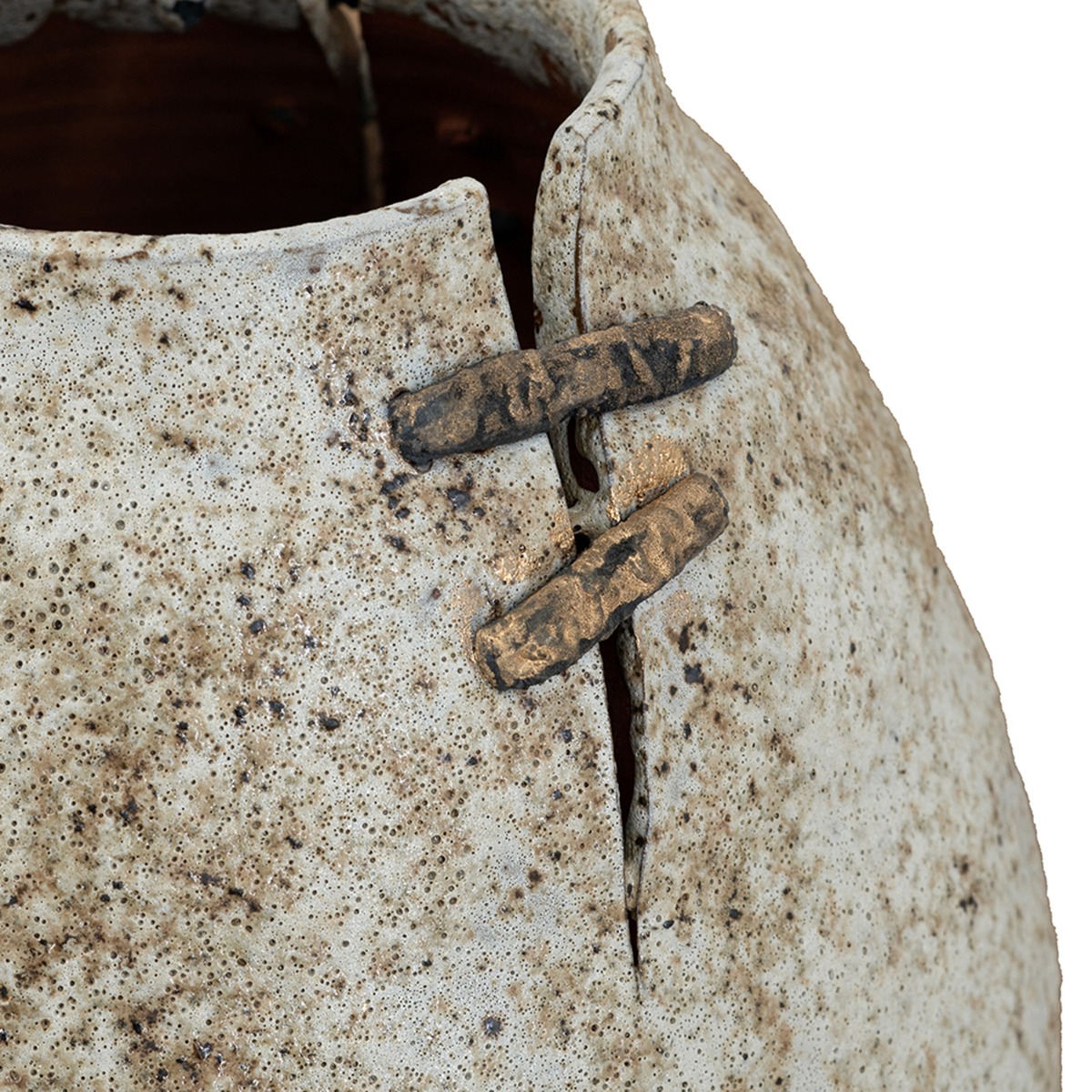 Artekko Antique Κεραμικό Βάζο σε Μπεζ Αποχρώση (24.2x24.2x31.5)cm