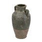 Artekko Antique Βάζο από Τερακότα σε Πράσινη με Μπεζ Αποχρώση (22x22x40)cm