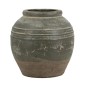 Artekko Antique Βάζο από Τερακότα σε Πράσινη με Μπεζ Αποχρώση (26x26x25)cm