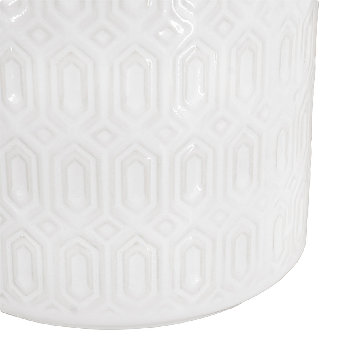 Artekko Planter Λευκά Κεραμικά Κασπώ (18x18x17)cm 2 pcs