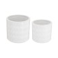 Artekko Planter Λευκά Κεραμικά Κασπώ (18x18x17)cm 2 pcs