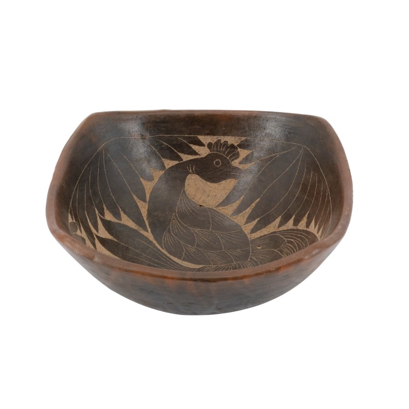 Artekko Antique Μπολ από Τερακότα σε Καφέ Αποχρώσεις (25x25x9)cm