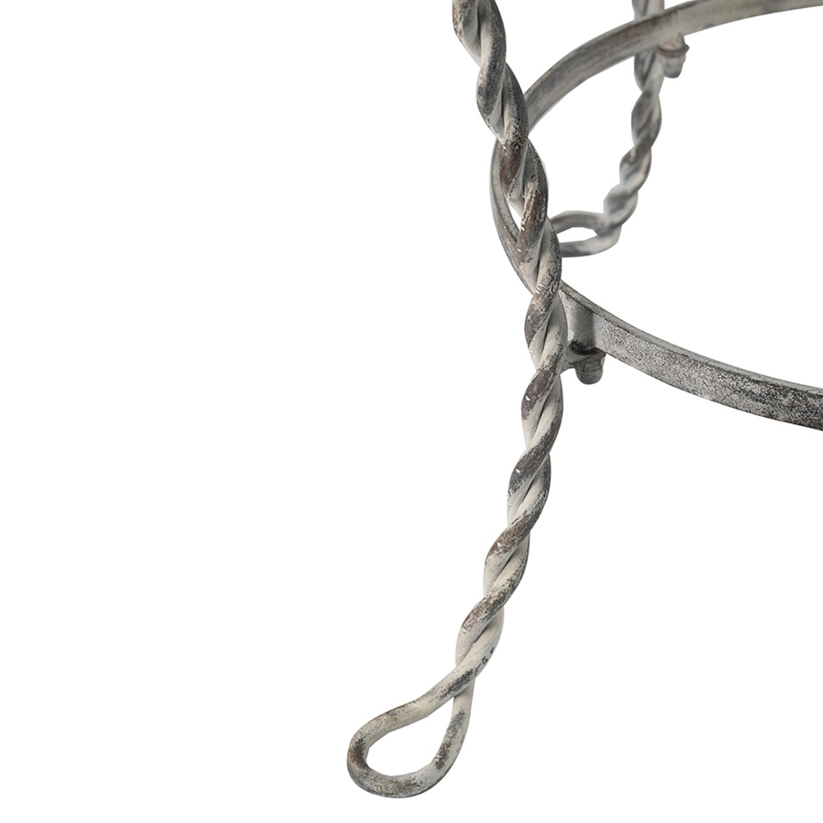 Artekko Vector Μεταλλικό Τραπέζι σε Λευκή Πατίνα (66x66x76.2)cm