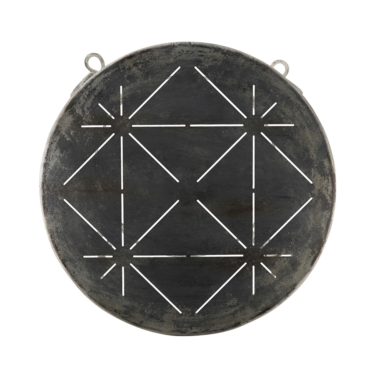 Artekko Vector Μεταλλικό Τραπέζι σε Λευκή Πατίνα (66x66x76.2)cm