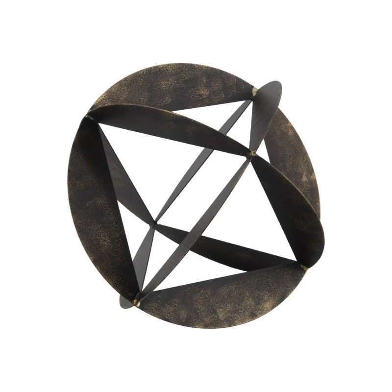 Artekko Orb Μπρονζέ Μεταλλική Διακοσμητική Σφαίρα (32.4x32.4x31.8)cm