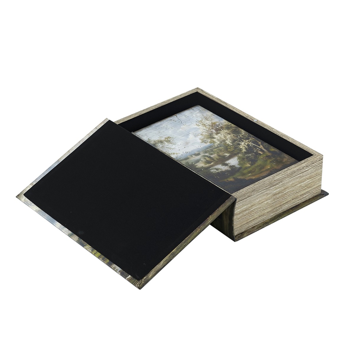 Artekko Book Πολύχρωμα Διακοσμητικά Βιβλία MDF με Αποθηκευτικό Χώρο (17.8x7.6x26.7)cm (12.7x5.1x21.6)cm 2pcs