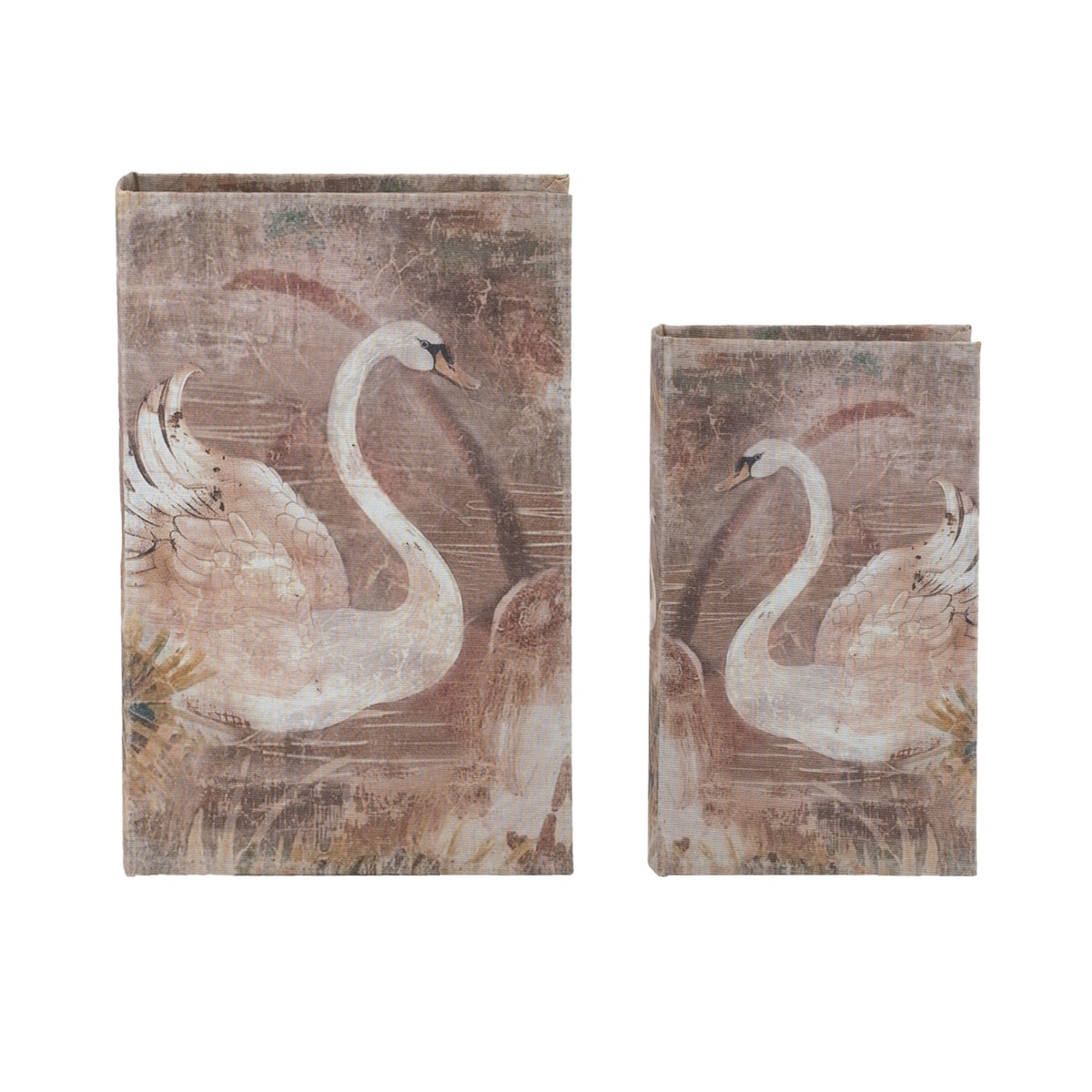 Artekko Book Πολύχρωμα Διακοσμητικά Βιβλία MDF με Αποθηκευτικό Χώρο (17.8x7.6x26.7)cm (12.7x5.1x21.6)cm 2pcs