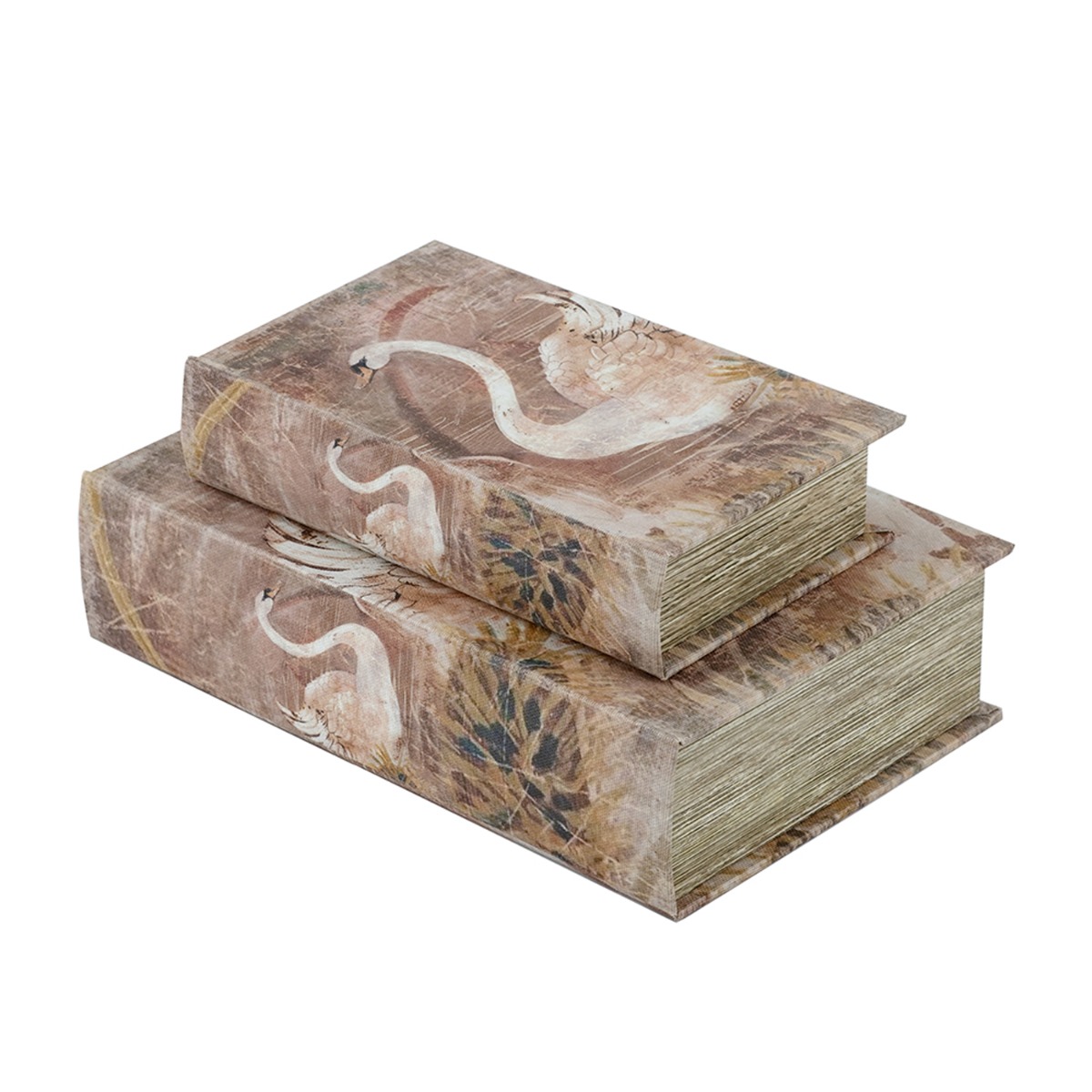 Artekko Book Πολύχρωμα Διακοσμητικά Βιβλία MDF με Αποθηκευτικό Χώρο (17.8x7.6x26.7)cm (12.7x5.1x21.6)cm 2pcs