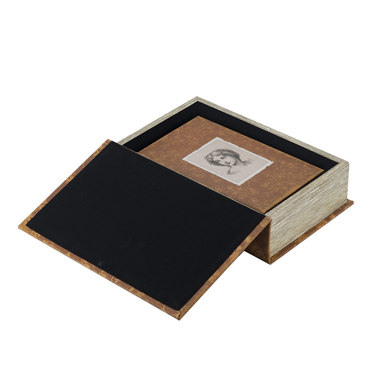 Artekko Book Πολύχρωμα Διακοσμητικά Βιβλία MDF με Αποθηκευτικό Χώρο (17.8x7.6x26.7)cm (12.7x5.1x21.6)cm 2pcs