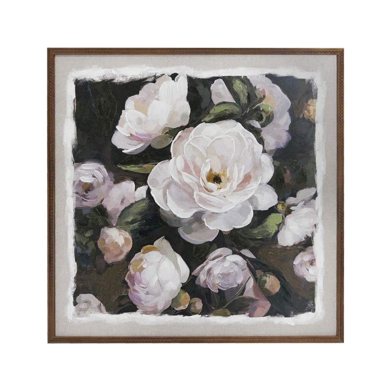 Artekko Canvasia Πολύχρωμος MDF Πίνακας σε Καμβά με Ξύλινη Κορνίζα (100x3x100)cm