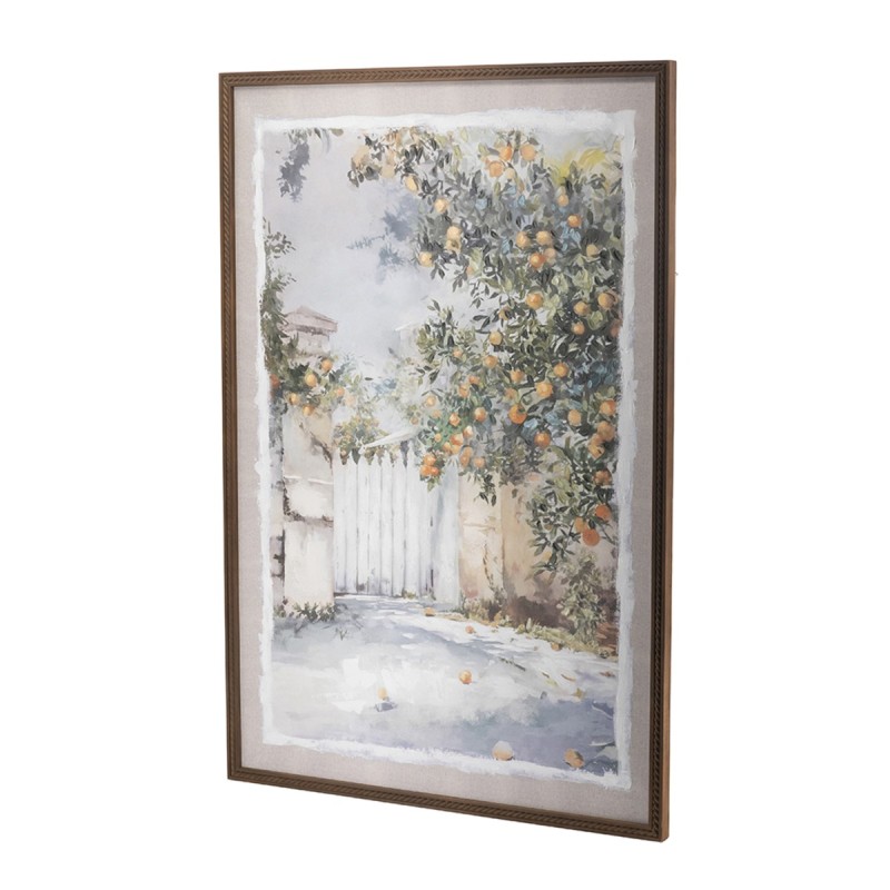 Artekko Canvasia Πολύχρωμος MDF Πίνακας σε Καμβά με Ξύλινη Κορνίζα (80x3x120)cm