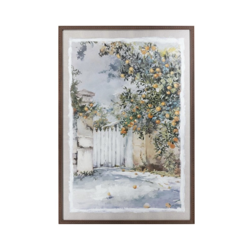 Artekko Canvasia Πολύχρωμος MDF Πίνακας σε Καμβά με Ξύλινη Κορνίζα (80x3x120)cm