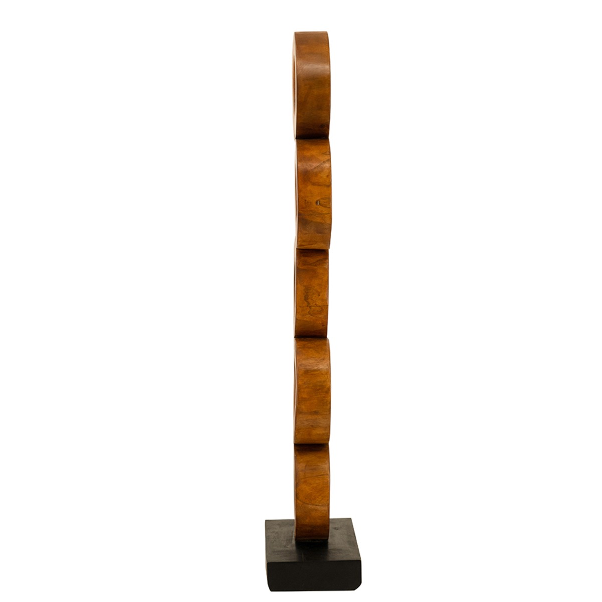 Artekko Woody Καφέ Διακοσμητικό Γλυπτό από Ξύλο Teak (33x20x120)cm