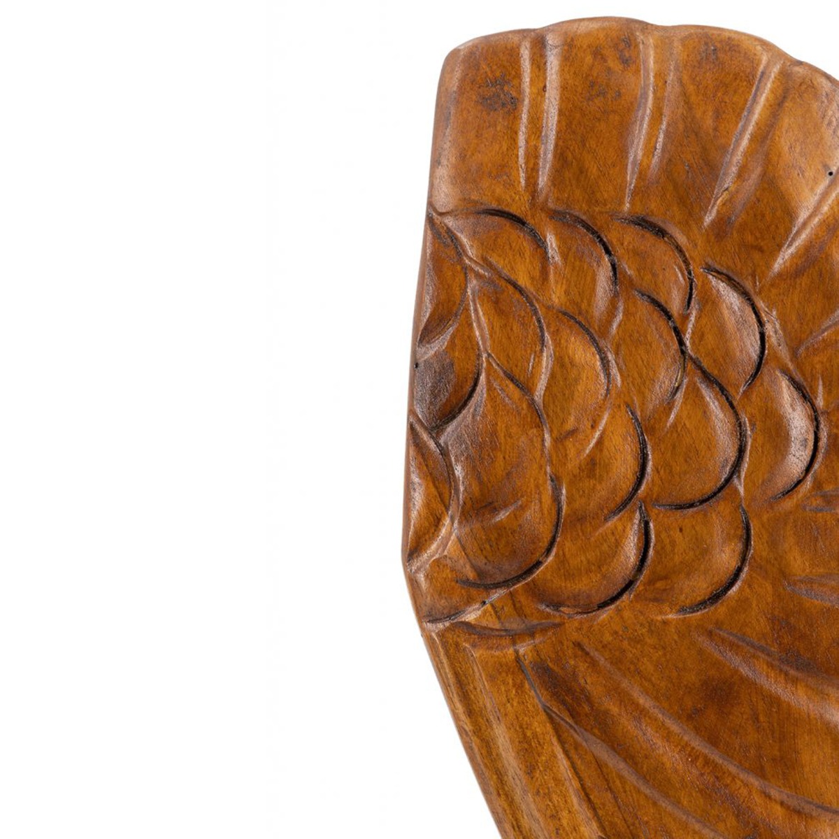 Artekko Woody Καφέ Βιβλιοστάτες Φτερά από Ξύλο Teak (20x12x44)cm 2pcs