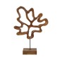 Artekko Woody Καφέ Διακοσμητικό Γλυπτό από Ξύλο Teak (55.1x15x80)cm