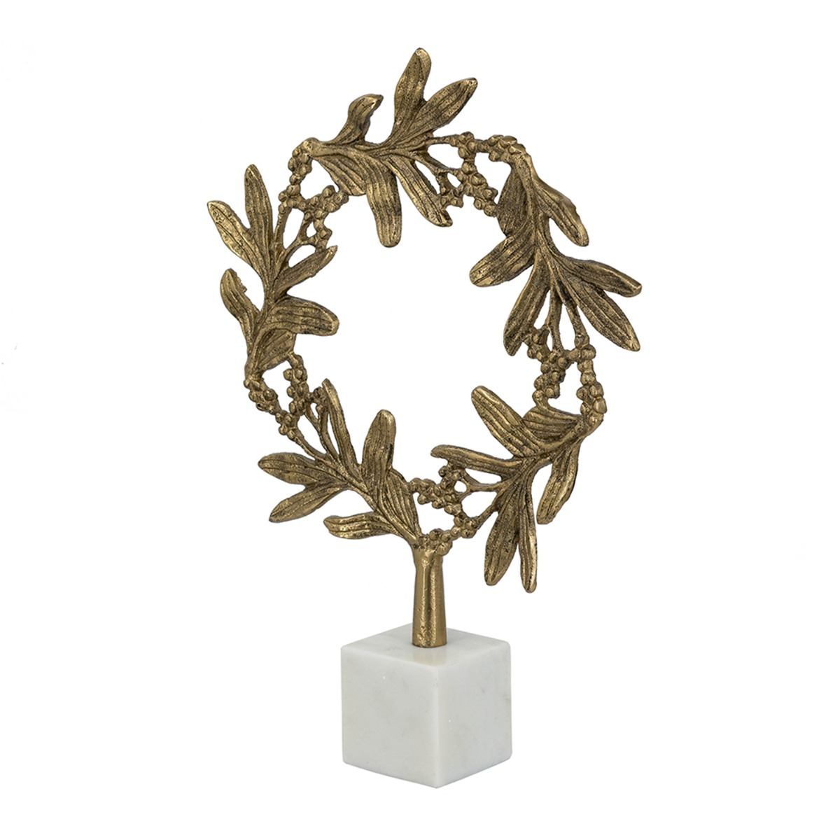 Artekko Branch Χρυσό Μεταλλικό Διακοσμητικό (30.5x7x42)cm