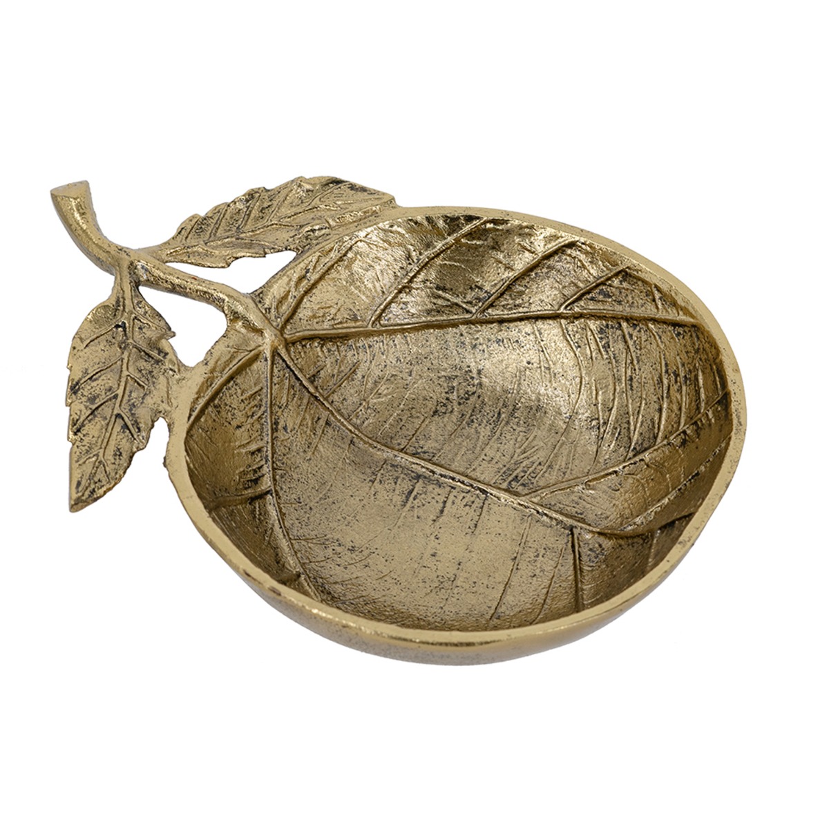Artekko Branch Χρυσό Μεταλλικό Μπολ (20.3x15.2x5.1)cm