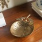 Artekko Branch Χρυσό Μεταλλικό Μπολ (20.3x15.2x5.1)cm