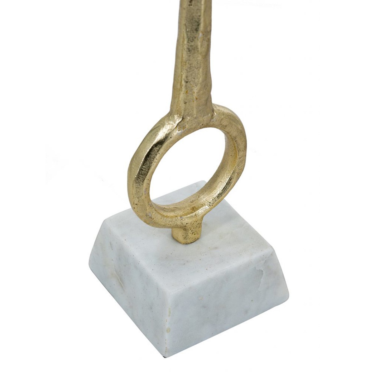 Artekko Noble Χρυσά Μεταλλικά Κηροπήγια (8.9x8.9x43.2)cm (8.9x8.9x33)cm (8.9x8.9x26.7)cm 3pcs